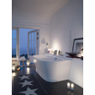 Duravit Cape Cod kunststof bad acryl back to wall 190x90x64cm met aangevormd paneel wit 0300898