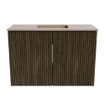 Mondiaz JOYA-DLUX 60cm toiletmeubel - kleur Shadow - Wastafel FAYE positie Midden Zonder kraangat kleur Arena. SW1424782