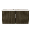 Mondiaz JOYA-DLUX 80cm toiletmeubel - kleur Shadow - Wastafel FAYE positie Links Zonder kraangat kleur Frappe. SW1422712