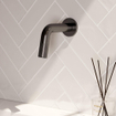 BRAUER Stripe Fonteinkraan - inbouw - inkortbaar - gunmetal geborsteld PVD SW1435017