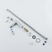 Fortifura Calvi Fonteinkraan - 15.4cm - opbouw - 1gats - PVD - Geborsteld RVS PVD (RVS) SW696237