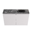 MONDIAZ TURE-DLUX Meuble toilette - 80cm - Cale - EDEN - vasque Lava - position droite - 1 trou de robinet SW1103703