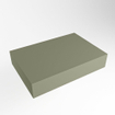 Mondiaz TOP 23 Plan sous vasque - 40x23.5x12cm - compatible comme plan de meuble - solid surface - Army SW1025322