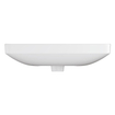 Lavabo Grohe Euro céramique 60cm avec trou de robinet et trop-plein blanc alpin SW1234863