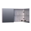 Saniclass Plain Spiegelkast - 120x70x15cm - 2 links/rechtsdraaiende spiegeldeuren - MFC - Birch SW499531
