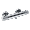 Wiesbaden Ribbd thermostatische douchemengkraan hartafstand 15 cm chroom SW736599