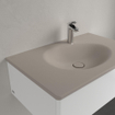 Villeroy & Boch Antao Vasque à poser sur meuble - 80 x 50 x 15 cm - Almond CeramicPlus - sans trop-plein SW917937