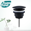 FugaFlow Eccelente Sobrado Badkamer afvoerplug always open Mat Zwart - Black Friday - SW1123967