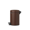 Brabantia NewIcon Pedaalemmer - 3 liter - kunststof binnenemmer - mineral cosy brown SHOWROOMMODELLEN SHOW22101