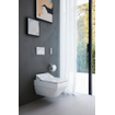 Duravit Karree porte-rouleau de WC avec clapet chromé SW55120
