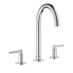 GROHE Atrio Wastafelkraan Opbouw - uitloop 16.6cm - M-size - met afvoerplug - draaibaar - chroom SW225237