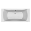 Plieger Temple baignoire duo extra profonde et spacieuse 190x90cm 47cm de profondeur avec pieds blanc 0942128