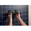 hansgrohe Activera Select S 95 renovatieset - 2jet - EcoSmart met Ecostat Fine - glijstang 65cm - mat zwart SW1388062