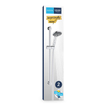 GROHE Vitalio Joy 110 Ensemble barre de douche - 60cm - douchette ronde - 2 types de jets - flexible de douche lisse - chrome/noir 4357674