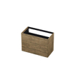 INK Meuble sous-lavabo - 90x45x65cm - 2 tiroirs - push to open - avec façades rapportées droites - MFC - chêne naturel SW352546