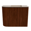 Mondiaz JOYA-DLUX 51.6cm toiletmeubel - ronding links kleur Ruby - Wastafel FAYE positie Rechts 1 kraangat kleur Arena. SW1425293