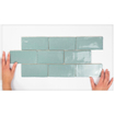 Cifre Atlas Jade Brillo Carrelage mural vert 7,5x15cm SW359883