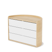 Boîte de rangement Umbra Moona 27x18x15cm Contreplaqué Blanc/naturel SW539487
