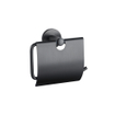Fortifura Calvi - toiletrolhouder - met klep - Geborsteld Gunmetal PVD - licht beschadigd - OUTLET UDEN STORE43248