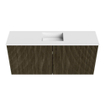 Mondiaz JOYA 90cm meuble de salle de bains WC - couleur Shadow - Vasque FAYE position Milieu 1 trou de robinet couleur Talc. SW1421411