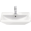 Duravit D-Neo lavabo 60x44x16.5cm 1 trou de robinet rectangulaire Céramique Blanc SW640560