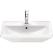Duravit d-neo lavabo 60x44x16.5cm 1 trou pour robinetterie rectangle céramique blanc SW640560