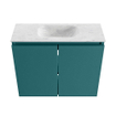 MONDIAZ TURE-DLUX Meuble de toilettes - 60cm - Smag - EDEN - lavabo Opalo - position centrale - 1 trou de robinet SW1126206