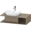 Duravit D-neo Meuble sous vasque 100x55x26cm sans tiroir Chêne (terra) mat SW641266