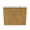 Mondiaz JOYA-DLUX Meuble de salle de bains 50cm - couleur Oak - Vasque FAYE position Droite 1 trou de robinet couleur Nata. SW1424009