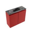 MONDIAZ TURE-DLUX Meuble toilette - 60cm - Fire - EDEN - vasque Lava - position centrale - 1 trou de robinet SW1103778