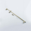 Fortifura Calvi Ensemble de douche barre curseur avec douchette stick, flexible en métal et robinet de douche Laiton brossé PVD SW811926