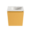 MONDIAZ TURE-DLUX meuble WC 40 cm Ocher. EDEN lavabo Ostra position droite. Avec 1 trou de robinet. SW1104909