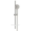 GROHE Vitalio Joy Glijstangset - 60cm - ronde handdouche - 3 straalsoorten - geborsteld supersteel (RVS) SW1522129
