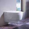 Geberit AquaClean Mera Classic – WC-japonais avec extraction des odeurs, séchage à air chaud, douchette intime, abattant soft-close – Blanc brillant SW87549