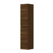 INK Badkamerkast - 35x37x169cm - 2 deuren - Links en rechtsdraaiend - greeploos - houten keerlijst - MFC - koper eiken SW352216