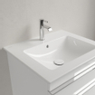 Villeroy & Boch Venticello lavabo - avec 1 trou de robinet 60x50cm - (adapté pour 3 trous de robinet) avec trop-plein blanc 1025150