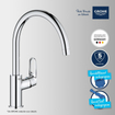 GROHE start flow Keukenkraan - hoog - chroom SW706672