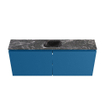 MONDIAZ TURE-DLUX Meuble de toilettes 120 cm Jeans. Lavabo EDEN Lava position milieu. Sans trou de robinet. SW1103841