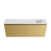MONDIAZ TURE-DLUX meuble WC 120 cm Oro. EDEN vasque Opalo position droite. Sans trou de robinet. SW1104499