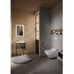 Duravit Karree porte-rouleau de WC avec clapet chromé SW55120