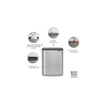 Brabantia Bo Touch Bin Poubelle - 60 litres - seau intérieur en plastique - matt steel fingerprint proof SW1117295