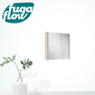 FugaFlow Eccelente Arredo spiegel badkamer spiegelkast - 60x63x16cm - inclusief zijpanelen - beech (hout) SW1123971
