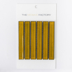 SAMPLE The Mosaic Factory Sevilla carreau mosaïque 2x14.5x0.8cm pour mur kitkat finger Céramique jaune SW862260
