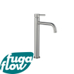 FugaFlow Eccelente Sobrado Badkamer Slim Wastafelkraan - 32.6cm - verhoogd - opbouw - RVS geborsteld PVD SW1123329