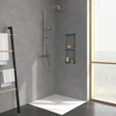Villeroy & Boch Verve Showers Système de douche à trois fonctions pour montage mural - chrome SW974381