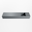 Mondiaz TYNE Fontaine - 100x23x12cm - lavabo Droit - sans trous de robinet - solid surface - Plata SW1026159