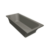 Xenz Aruba Ligbad - 190x80x48 - afvoer Midden - acryl - cement SW103140