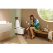 Hansgrohe Lavapura WC douche - 37.5x59.5x40cm - sans bride - extraction des odeurs - séchage à air chaud - douchette intime - fermeture amortie - blanc brillant SW1413638