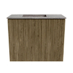 Mondiaz JOYA-DLUX 50cm toiletmeubel - kleur Dusk - Wastafel FAYE positie Links Zonder kraangat kleur Oza. SW1425977