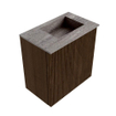 Mondiaz JOYA-DLUX Meuble de toilette 40cm - couleur Walnut - Vasque FAYE position Droite Sans trou de robinet couleur Oza SW1424549